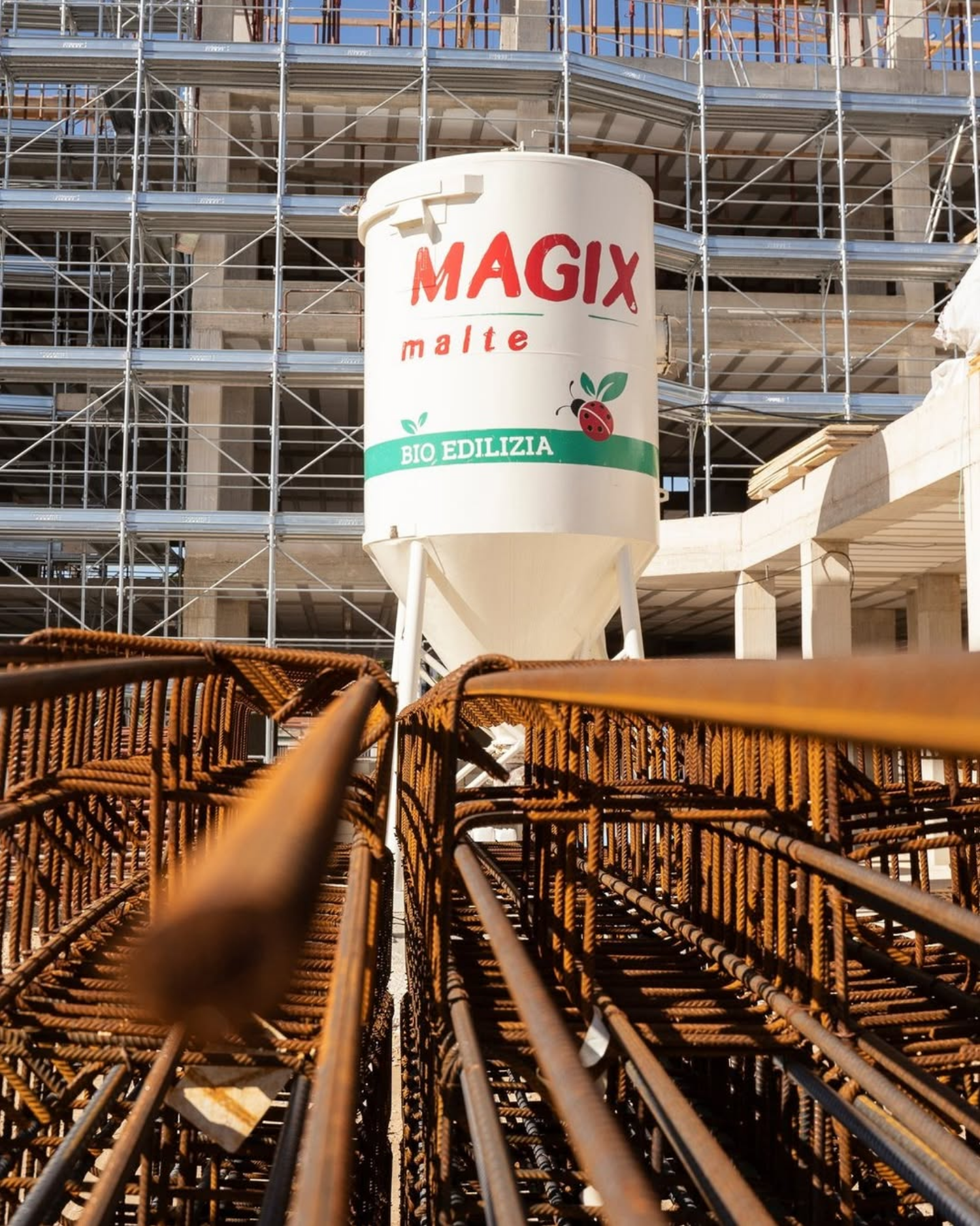 Silo MAGIX malte — bio edilizia in cantiere